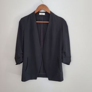Babaton Black Hip Power Blazer